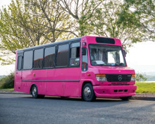 Pink Party Bus Hire Northern Ireland